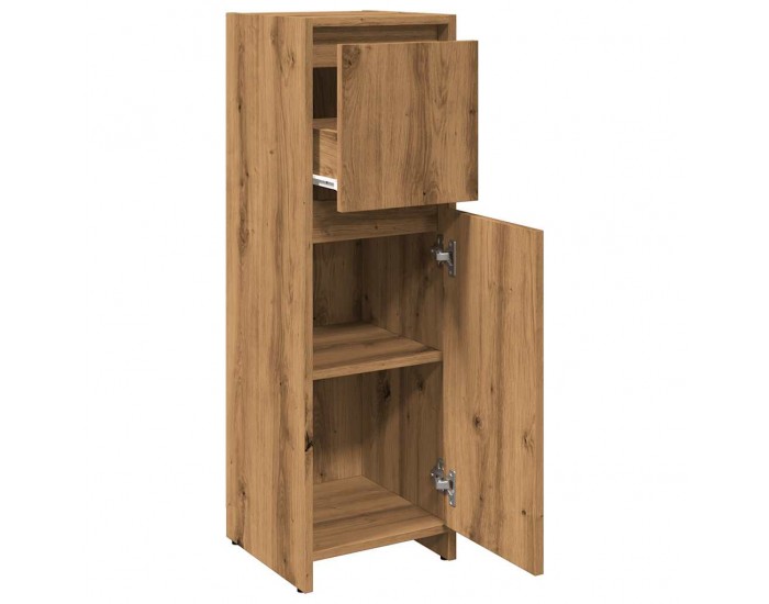 Sonata H Шкаф за баня Artisan Oak 30x30x95 cm Инженерна дървесина