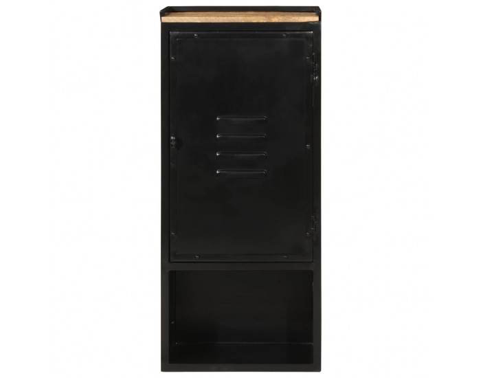 Sonata H Шкаф за баня 40x27x90 см масивно мангово дърво