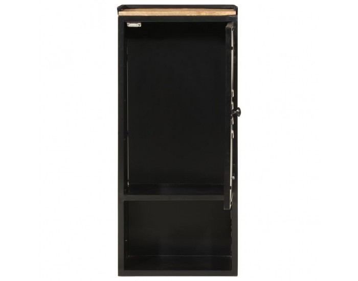 Sonata H Шкаф за баня 40x27x90 см масивно мангово дърво