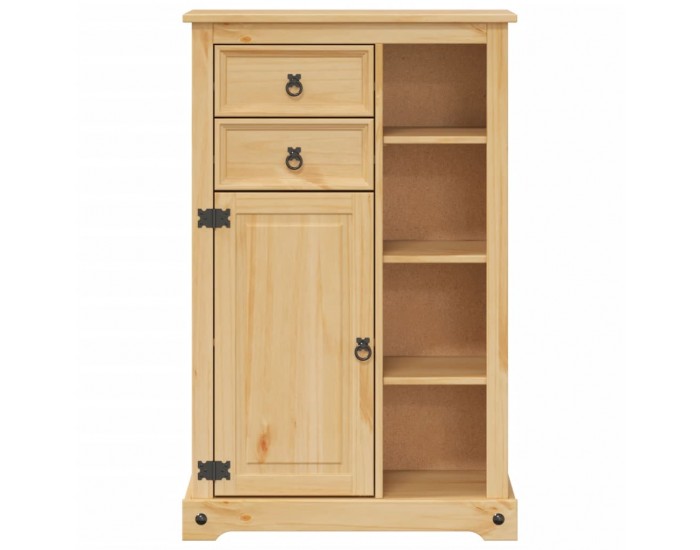 Sonata H Шкаф за баня Corona 70x33x110 см бор масив