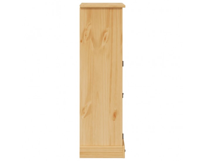 Sonata H Шкаф за баня Corona 70x33x110 см бор масив