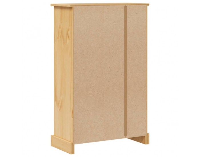 Sonata H Шкаф за баня Corona 70x33x110 см бор масив