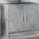 Sonata Dulap de chiuvetă, gri beton, 63x29x55 cm, lemn prelucrat