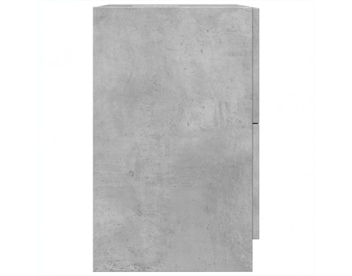 Sonata H Долен шкаф за мивка, бетонно сив, 40x37x59 см, инженерно дърво