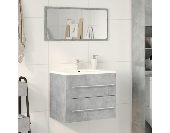 Sonata H Долен шкаф за мивка бетонно сив 60x38,5x48 см инженерно дърво