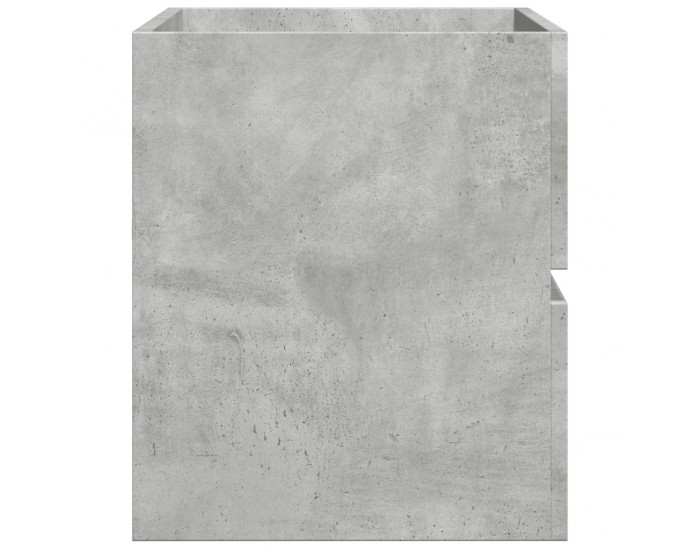 Sonata H Висящ шкаф за баня, бетонно сив, 80x38,5x45 см, инженерно дърво