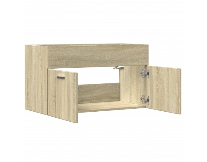 Sonata H Шкаф за мивка за баня дъб сонома 90x38,5x46 см инженерно дърво