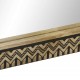 Sonata H Огледало за баня 50x70 см мангово дърво масив и стъкло