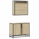 Sonata H Комплект мебели за баня от 2 части, дъб сонома, инженерно дърво