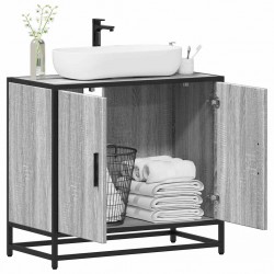 Sonata H Шкаф за мивка в банята Grey Sonoma Инженерна дървесина - Seturi