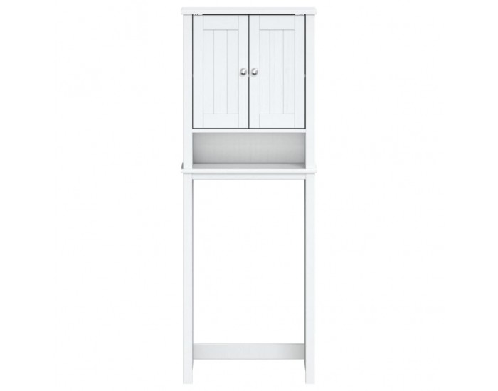 Sonata H Шкаф над тоалетната чиния BERG бял 60x27x164,5 см масивно дърво