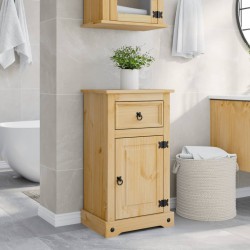 Sonata H Шкаф за баня Corona 45x33x80 см бор масив - Seturi