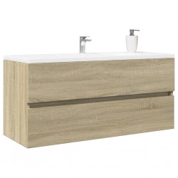 Sonata H Шкаф за мивка за баня дъб сонома 100x38,5x45 см инженерно дърво - Seturi