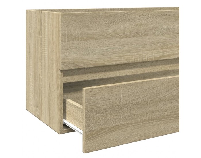 Sonata H Шкаф за мивка за баня дъб сонома 100x38,5x45 см инженерно дърво