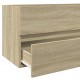 Sonata H Шкаф за мивка за баня дъб сонома 100x38,5x45 см инженерно дърво