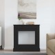 Sonata H Камина Surround Черен дъб 90x30x90 cm Инженерна дървесина