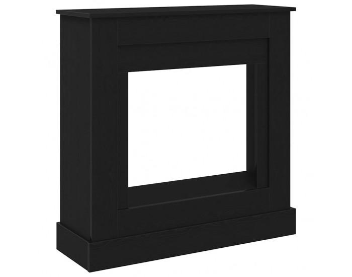 Sonata H Камина Surround Черен дъб 90x30x90 cm Инженерна дървесина