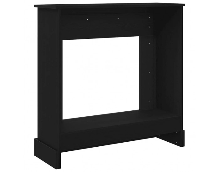 Sonata H Камина Surround Черен дъб 90x30x90 cm Инженерна дървесина