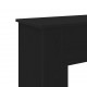 Sonata H Камина Surround Черен дъб 90x30x90 cm Инженерна дървесина