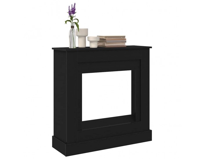 Sonata H Камина Surround Черен дъб 90x30x90 cm Инженерна дървесина