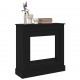 Sonata H Камина Surround Черен дъб 90x30x90 cm Инженерна дървесина