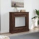 Sonata H Облицовка за камина, кафяв дъб, 90x30x90 см, инженерно дърво