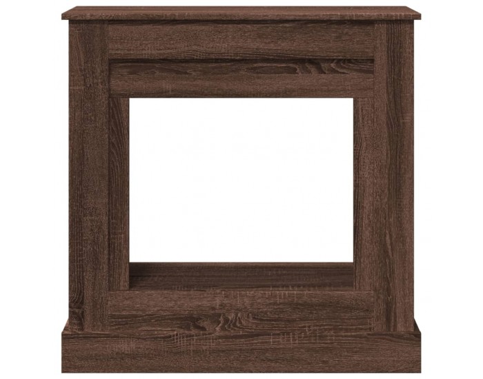 Sonata H Облицовка за камина, кафяв дъб, 90x30x90 см, инженерно дърво