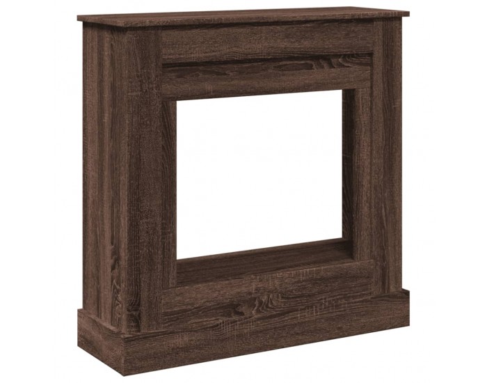 Sonata H Облицовка за камина, кафяв дъб, 90x30x90 см, инженерно дърво