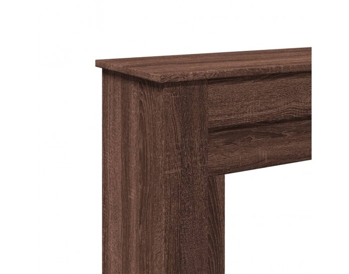 Sonata H Облицовка за камина, кафяв дъб, 90x30x90 см, инженерно дърво