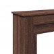 Sonata H Облицовка за камина, кафяв дъб, 90x30x90 см, инженерно дърво