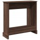Sonata H Облицовка за камина, кафяв дъб, 90x30x90 см, инженерно дърво