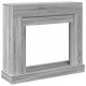 Sonata H Облицовка за камина сив сонома 100x30x87,5 см инженерно дърво