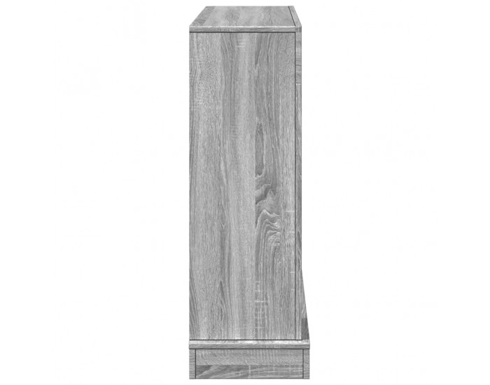 Sonata H Облицовка за камина сив сонома 100x30x87,5 см инженерно дърво