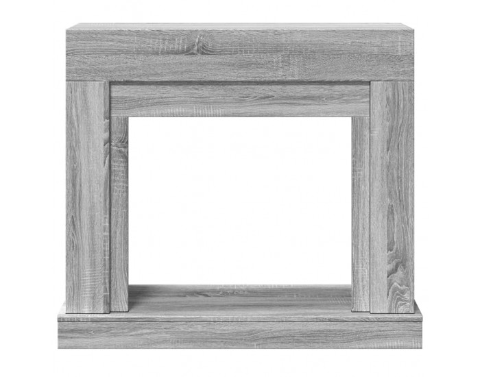 Sonata H Облицовка за камина сив сонома 100x30x87,5 см инженерно дърво