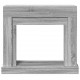 Sonata H Облицовка за камина сив сонома 100x30x87,5 см инженерно дърво