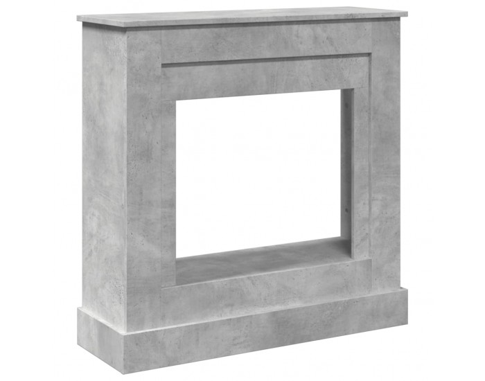 Sonata H Облицовка за камина, бетонно сив, 90x30x90 см, инженерно дърво