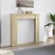 Sonata H Облицовка за камина сонома дъб 100x20x100 см инженерно дърво