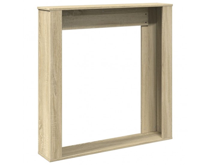 Sonata H Облицовка за камина сонома дъб 100x20x100 см инженерно дърво