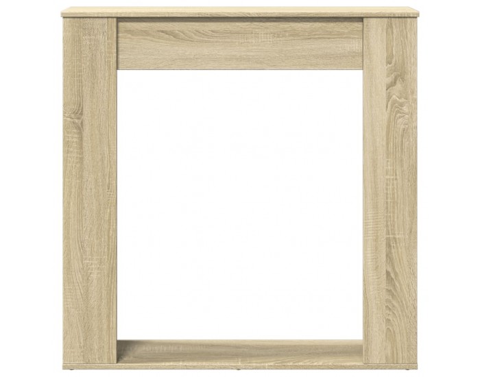 Sonata H Облицовка за камина сонома дъб 100x20x100 см инженерно дърво