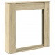 Sonata H Облицовка за камина сонома дъб 100x20x100 см инженерно дърво
