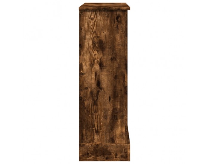 Sonata H Облицовка за камина, опушен дъб, 90x30x90 см, инженерно дърво