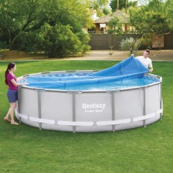 Bestway Соларно покривало за басейн Flowclear, 427 см - Bestway