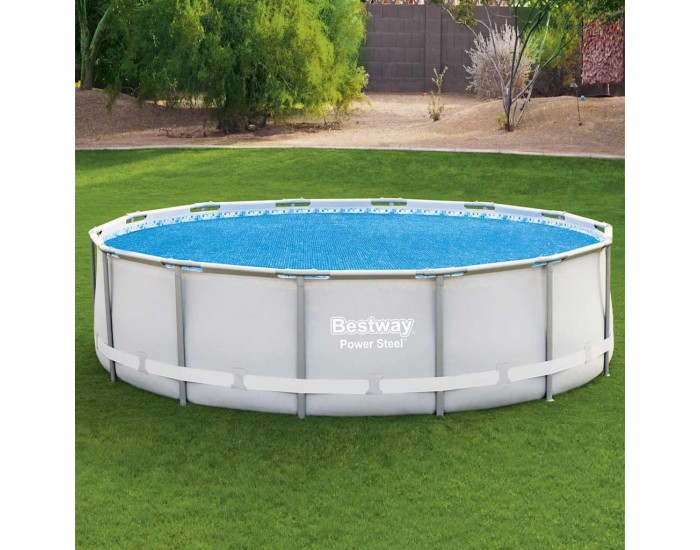 Bestway Соларно покривало за басейн Flowclear, 427 см