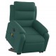Sonata H Електрически изправящ масажен реклайнер стол тъмнозелен текстил