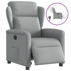 Sonata H Електрически наклоняем стол, светлосив, текстил - Mobilier tapițat
