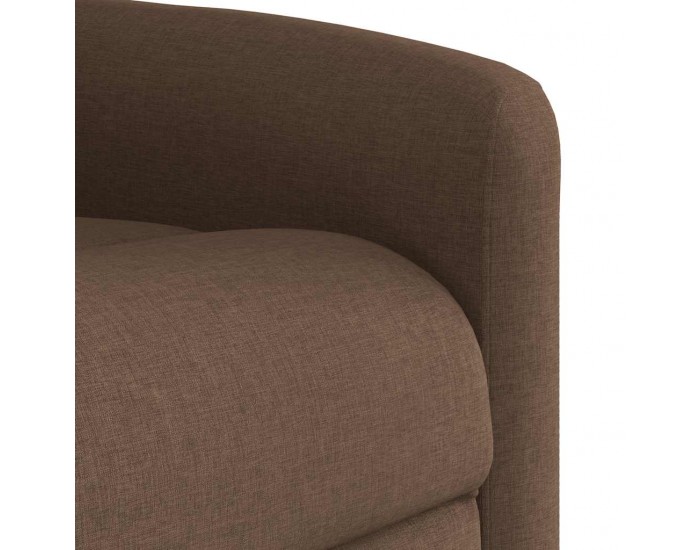 Sonata H Електрически масажен реклайнер стол, кафяв, текстил