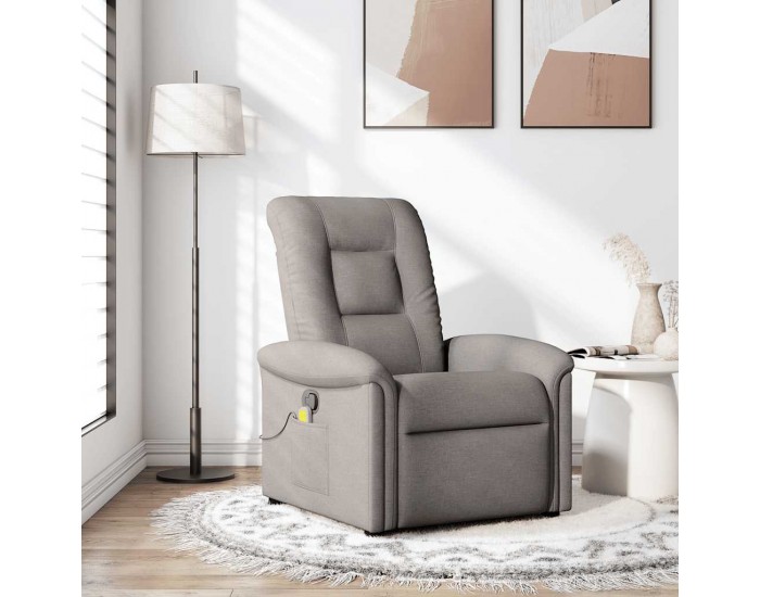Sonata H Масажен наклоняем стол, таупе, текстил