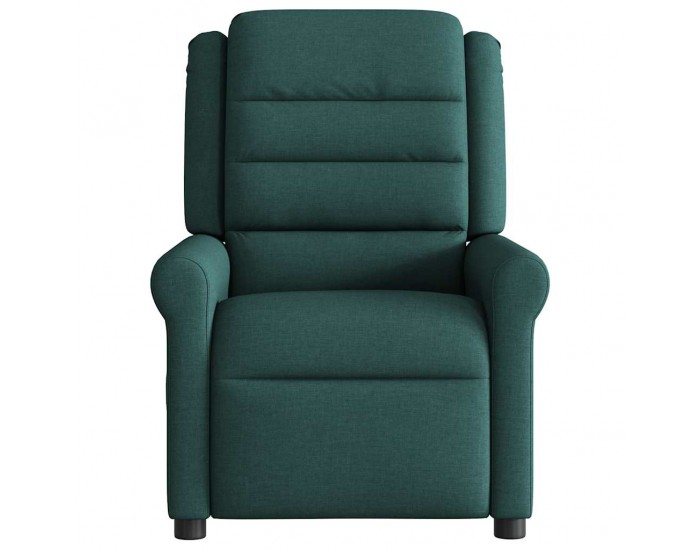 Sonata Fotoliu de masaj rabatabil, verde închis, material textil