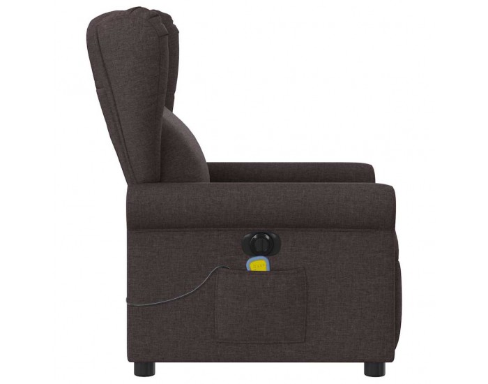Sonata H Електрически масажен наклоняем стол, тъмнокафяв, текстил