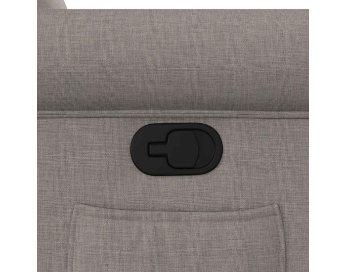 Sonata Fotoliu rabatabil cu ridicare pe verticală, gri taupe, textil